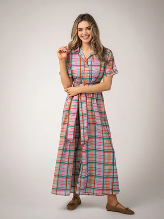 Beau & Ro Elle Maxi Dress, Lenox Plaid
