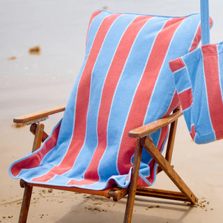 Weezie Beach Chair Cover, Riviera Stripe