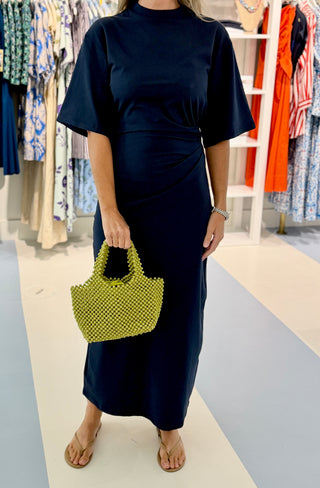 Apiece Apart Luna Cinched Maxi, Navy