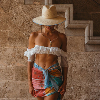 Freya Fiji Hat, Natural Sky