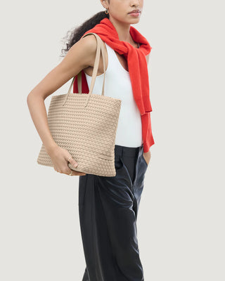 Naghedi Jetsetter Small Tote, Ecru