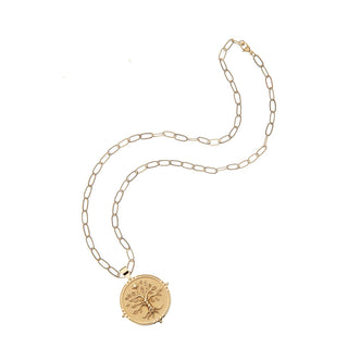 Jane Win Original Coin Pendant Drawn Link, Faith