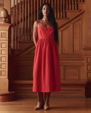 The Great The Verse Dress, Hot Red