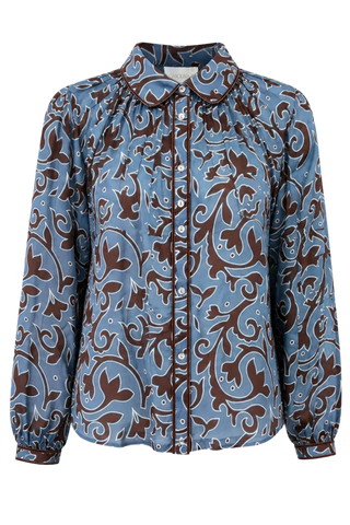 Carolina K Alice Top, Autumn Vine Blue
