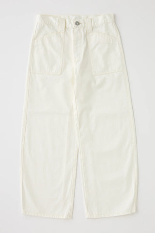Moussy Malba Gusset Cargo Pants, White