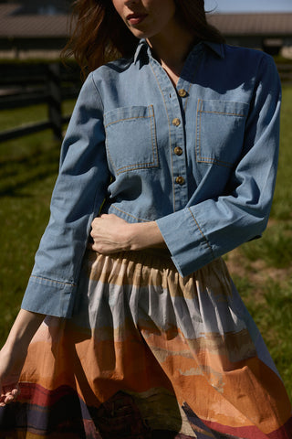Olivia by Livro Megs Top, Denim