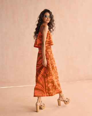 Omika Sammi Skirt, Naia Terracotta