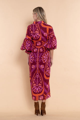 Sheridan French The Every Body Dress, Sangria Batik