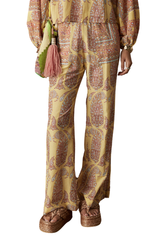 BOTEH Calico Tailored Pant, Lemon