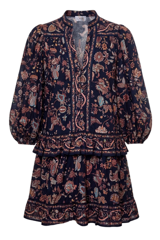 Cleobella Emily Mini Dress, Bois Print