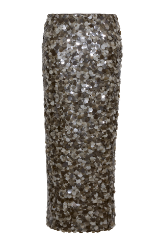Cara Cara Sienna Skirt, Taupe Palette Sequin