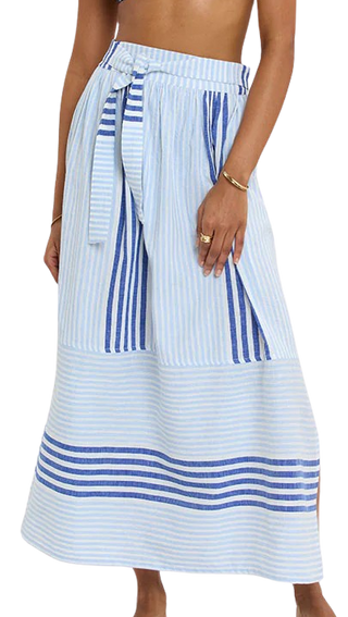 LemLem Tola Skirt, Shemizi Blue
