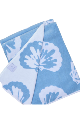 Weezie Beach Towel, Blue Shell