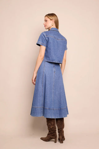 Cara Cara Aisha Skirt, Denim