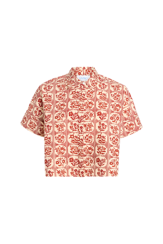 Livro Club Shirt, Brick Bloom