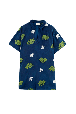 Mirth Lanai Terry Dress, Adriactic Fig