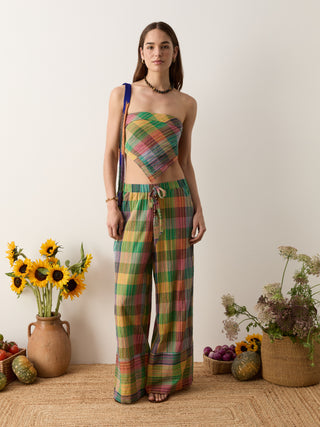 Boteh Echo Wide Leg Pant, Kaleido