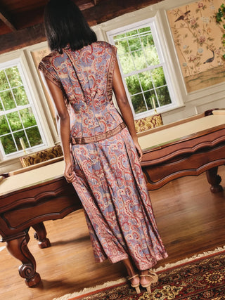 Love the Label Arden Top, Lucent Lights Print