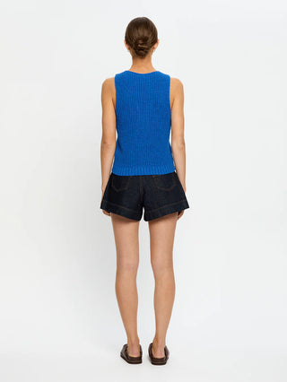 Kivari Ivy Knit Cami, Cobalt Blue