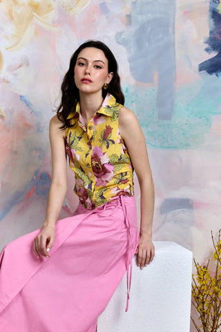 Love the Label Taylor Wrap Skirt, Rosebloom