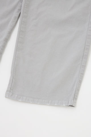 Moussy Vintage Pomonok Gusset Cargo Pants, Light Gray