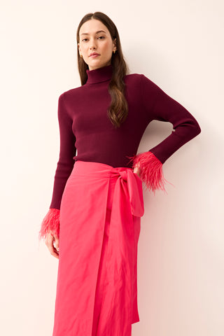 Marie Oliver Georgina Skirt, Cerise