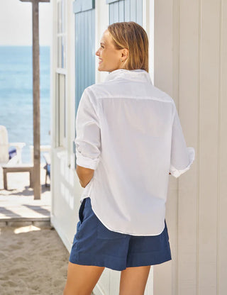 Frank & Eileen Relaxed Button-Up Shirt, White