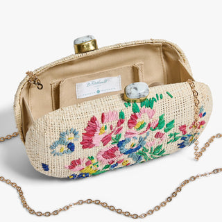 D. Porthault x Pamela Munson Clutch, New York Mille Fleurs