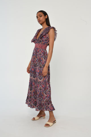 Love the Label Azalea Dress, Painted Lady Print