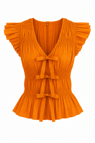 TS Anna Cate Nikkie Top, Bright Orange