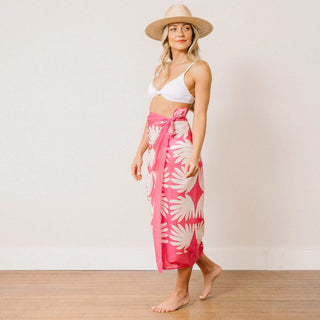 Sunshine Tienda Sarong, Pink Lemonade Tile
