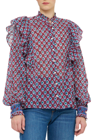 Oliphant Elsie Blouse, Zenica Wine
