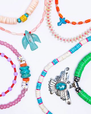 Gather Goods Spring Metal Thunderbird Necklace