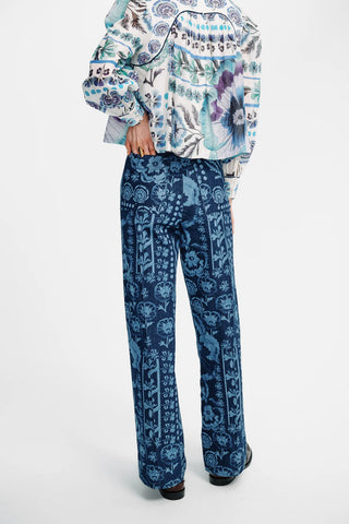 Carolina K Ezra Pant, Denim Flower