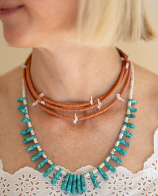 Gather Goods Turquoise Graduated Necklace