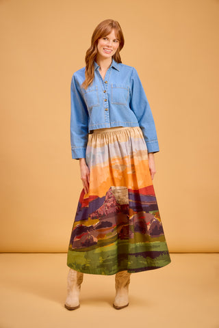 Olivia by Livro Megs Top, Denim
