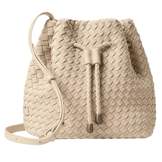 Naghedi Gramercy Medium Bucket, Ecru