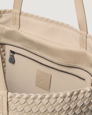 Naghedi Jetsetter Large Tote, Ecru