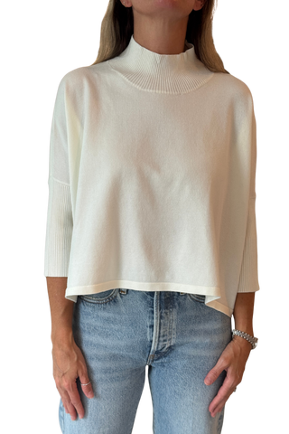 Kerisma Aja Ortho Solid Sweater, White