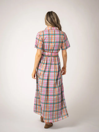 Beau & Ro Elle Maxi Dress, Lenox Plaid
