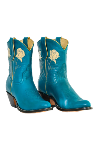 TS Fraulein Boot Co San Antonio Shortie Cowboy Boot, Rose