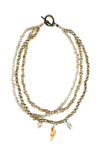 Twine & Twig Metal Choker 16" Necklace, Golden Hour