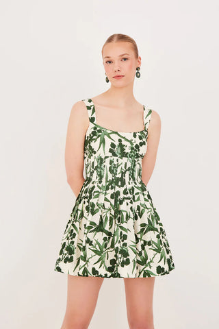 green toile dress Cara Cara Ria Dress, Colette Toile Green 2