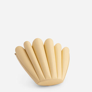 Mlouye Mini Seashell Tote, Butter