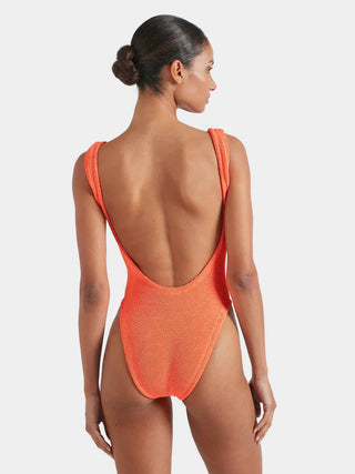 Hunza G Square Neck Swimsuit, Orange