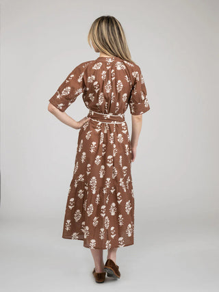 Beau & Ro Jane Dress, Chocolate Flower