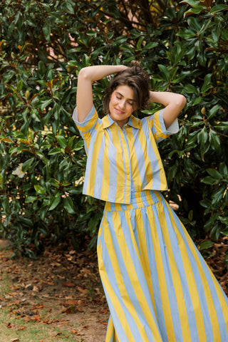 Livro Pavilion Skirt, Brimstone Stripe