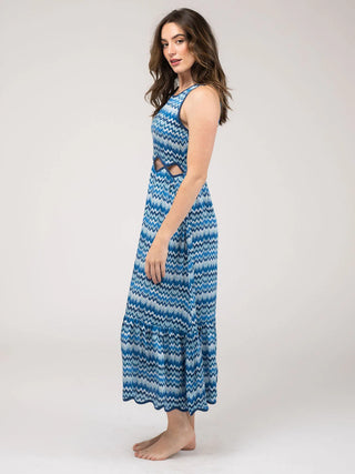 Beau & Ro Lina Dress, Wave Blue