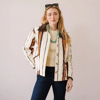 Sunshine Tienda Barn Jacket, Vintage Stripe
