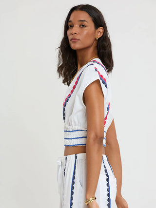 LemLem Alia Plunge Top, Kibebi Marine